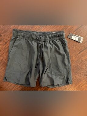 NWT- Men's Black Hybrid Shorts with Drawstring
